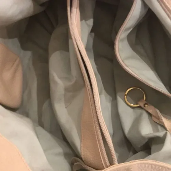 Mark & Graham Cream Satchel with Bamboo Handles - Picture 13 of 16